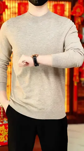 เสื้อสเวตเตอร์ผู้ชาย ทรงสลิมฟิ#fashion #ypfッ #tiktok #menswear #style 