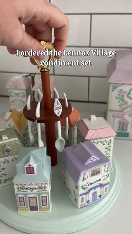 The Lenox village condiment set! So cute for a bbq 🥰