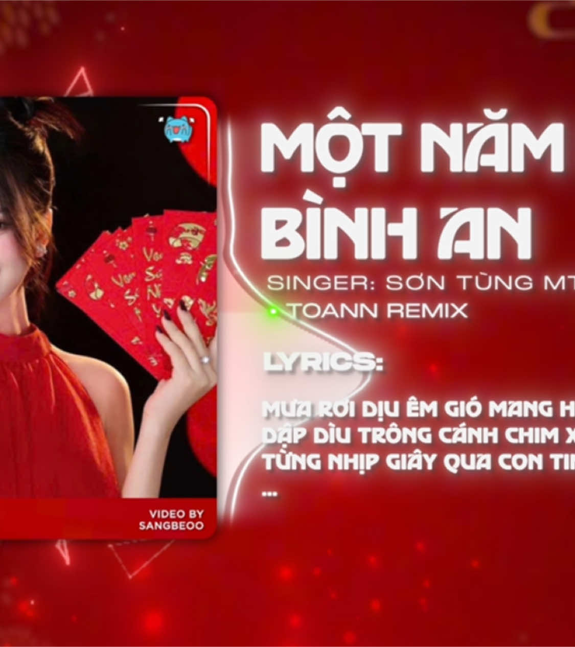 MỘT NĂM MỚI BÌNH AN - Sơn Tùng - MTP (Toann Remix) #nhacremix #xuhuong #tet2025♥ 