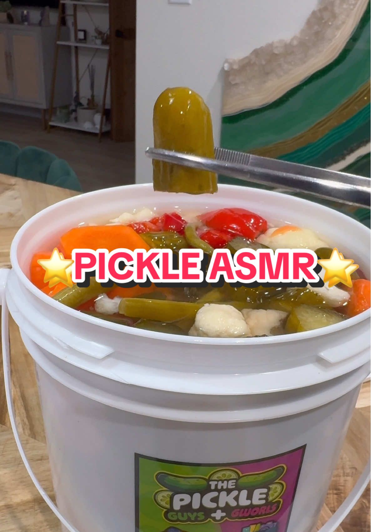 ⭐️PICKLE CRUNCH ASMR⭐️ Welp… you sold this out in 1 hour 😭💚🫶🏻 #pickles #pickle #asmr 
