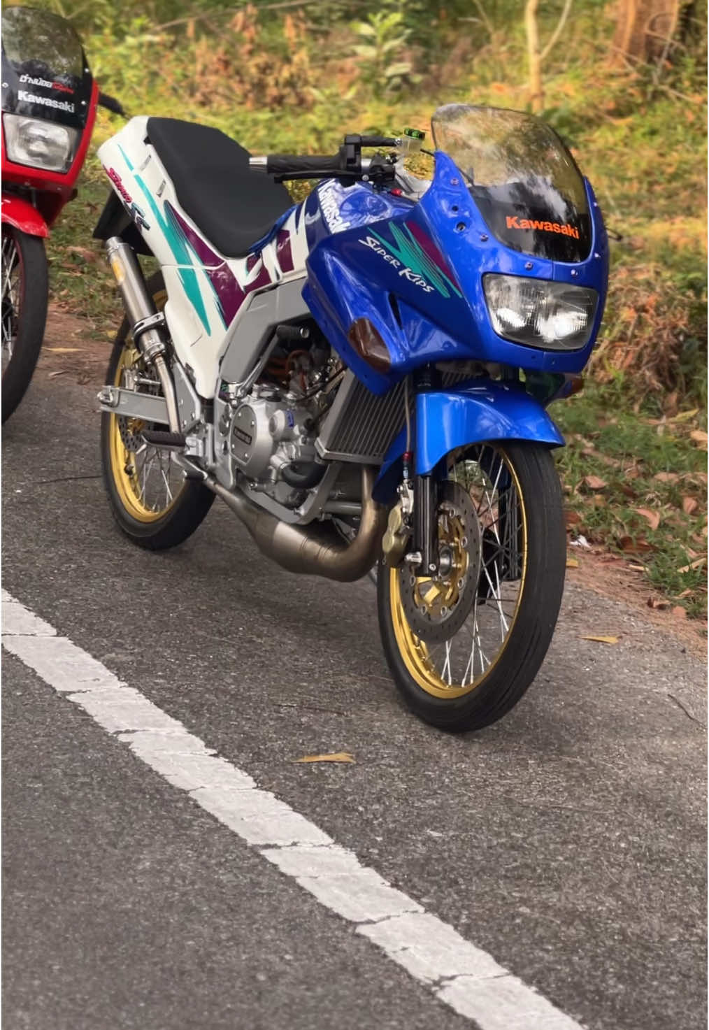 มีความสุขทุกครั้งที่ได้ขับ💙❤️ #serpico150 #Kr150 #victor150 #ฟีดดดシ #ตรัง 