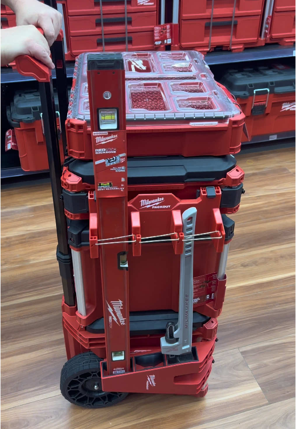 FIRST LOOK👀 Milwaukee PACKOUT™ Tool Box Long Tool Holder Attachment  (48228607) Coming soon to Sydney Tools #welovetools #teamsydneytools #milwaukee 