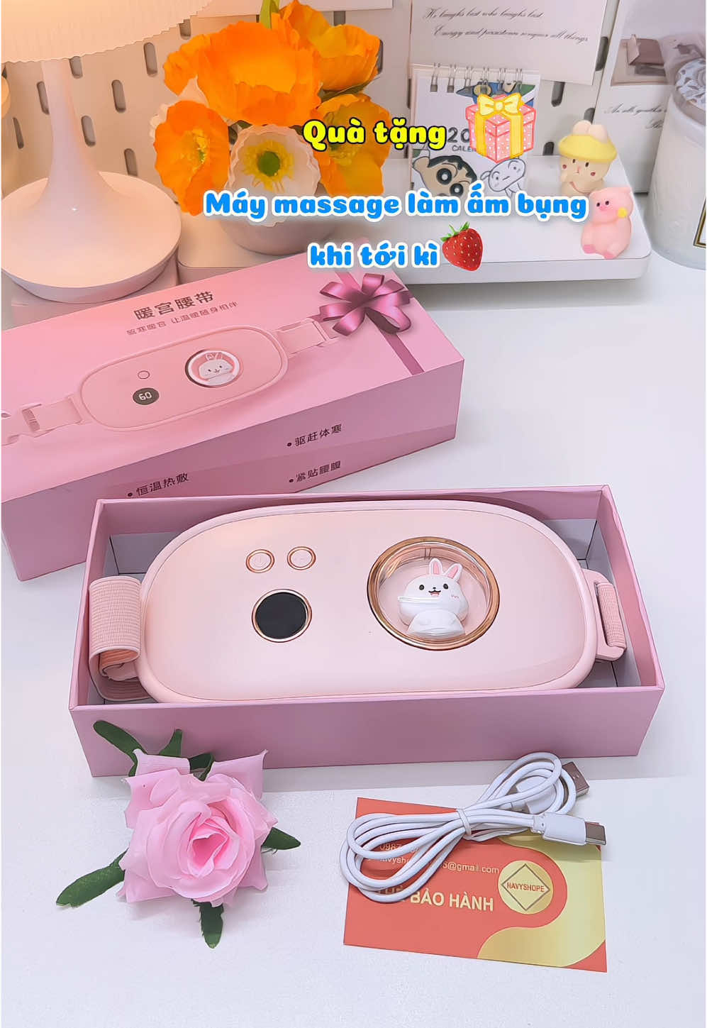 Quà tặng máy massage làm ấm bụng🍓#maymassagebung #maymassagelamambung #maygiamdaubungkinh #quatang #quatangnguoiyeu #quatangbangai #quatangmaymassage #xuhuong #ValentinesDay 