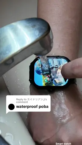 Replying to @エイドリアン;) test natin kung waterproof. Check this vid #pinay #japanese #japinay • #japinoy • #couple #married #marriedlife #japan #philippines #couplegoals #brightpinay #fyp #smartwatch #h9promax #watch #gadget #sport 