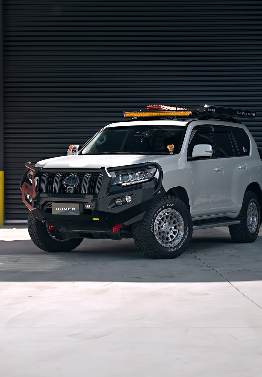 When your 2018 Prado throws on a King Plus bull bar, it’s basically wearing a tuxedo to a mud fight—classy, but ready to throw down. 🤵💪 #HAMER4X4 #toyotaaustralia #prado #prado150  #toyotaprado #pradooffroad #pradolandcruiser #pradoclub #Toyota #toyotaaustralia #toyotahilux #toyotahilux4x4 #toyotahilux4x4 #hilux #hilux4x4 #bullbar #bullbars #4wd #4x4 #offroad  #outdooradventures 
