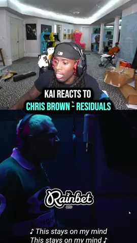 Kai Reacts To Chris Brown - Residuals #kaicenat #chrisbrown #fyp