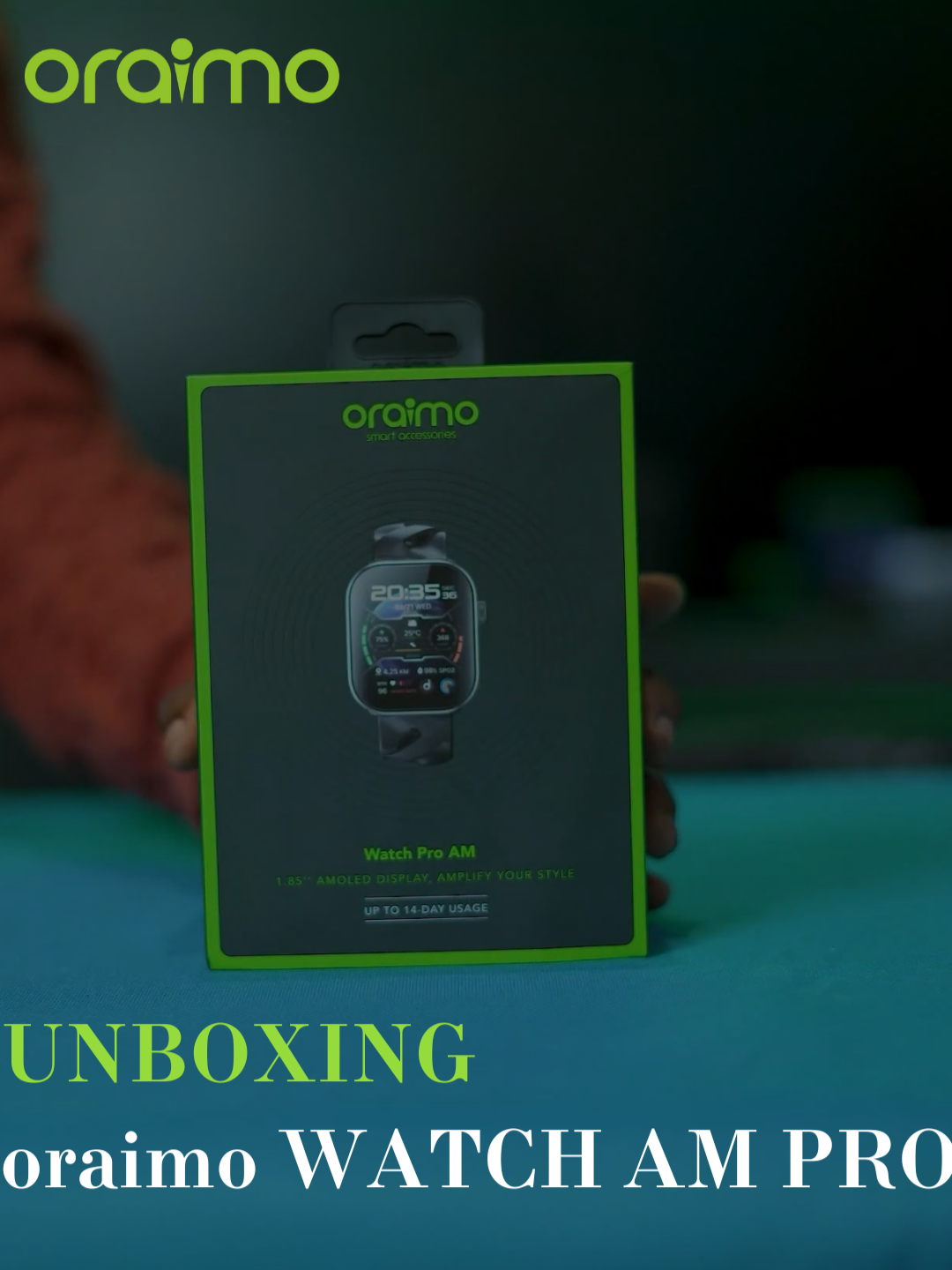 Fitness tracking? ✅ Crystal-clear calls? ✅ 14-day battery? ✅ Order Link In Bio💚 #oraimo #oraimoexploring #oraimoWatchProAm