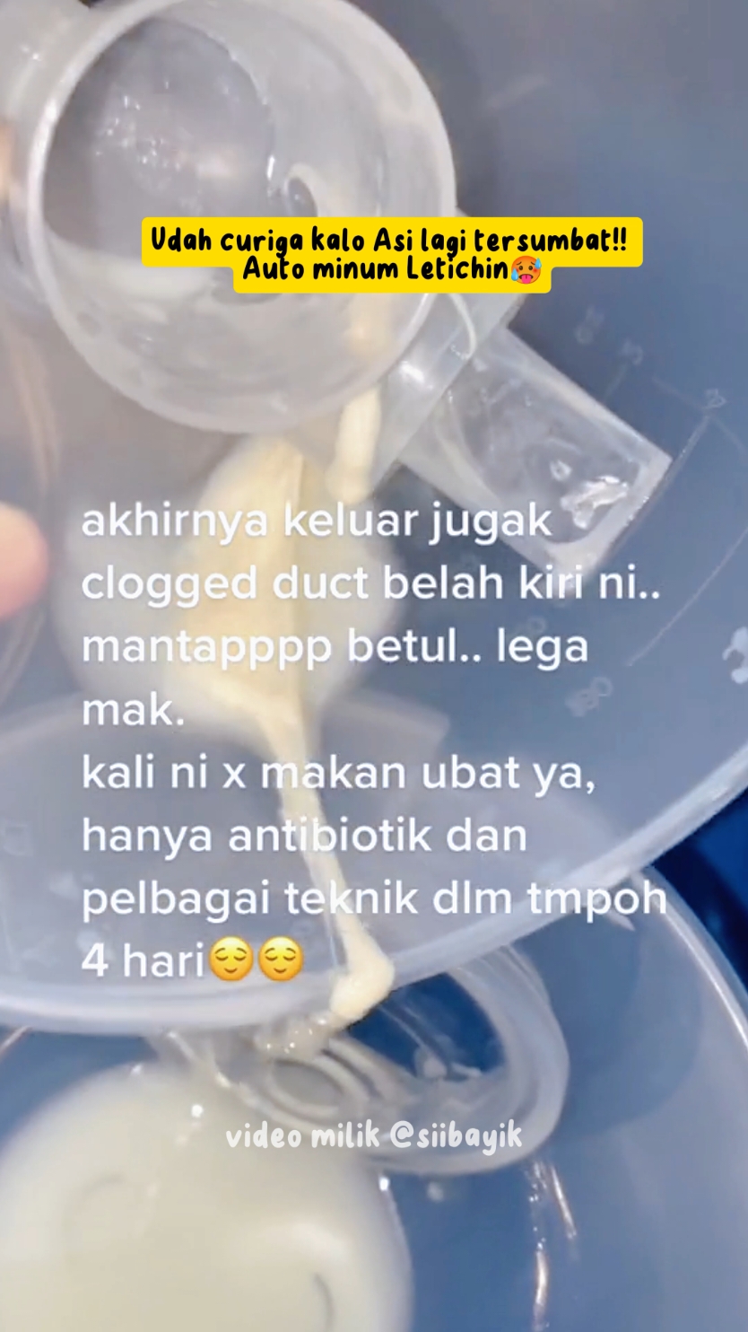 Aku kira drama perAsian cuman seret, ternyata sumbatan asi lebih menyakitkan 😭🤲🏻 #sumbatanasi #cloggedduct #lecithin #lecithinmomsy 