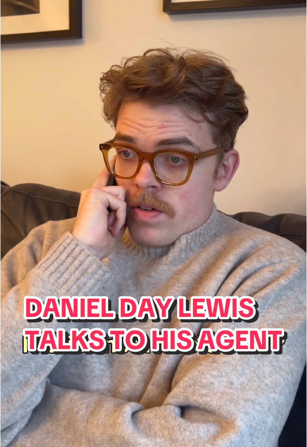 Daniel Day-Lewis talks to his agent. #danieldaylewis #agent 