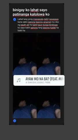 masakit masaktan ng poso ko