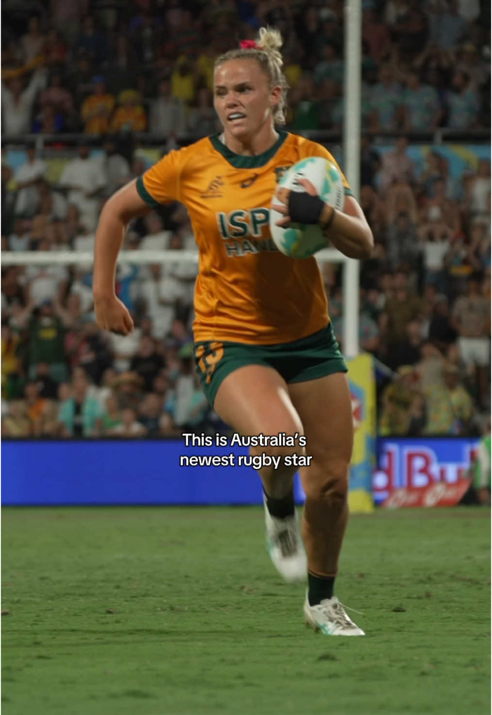 Australia’s Heidi Dennis ⭐️ #HSBCSVNSPER #HSBCSVNS #rugby7s #rugbygirls 