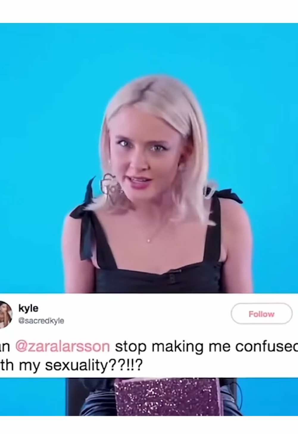 I love this 😭😭 @Zara Larsson #zaralarsson 