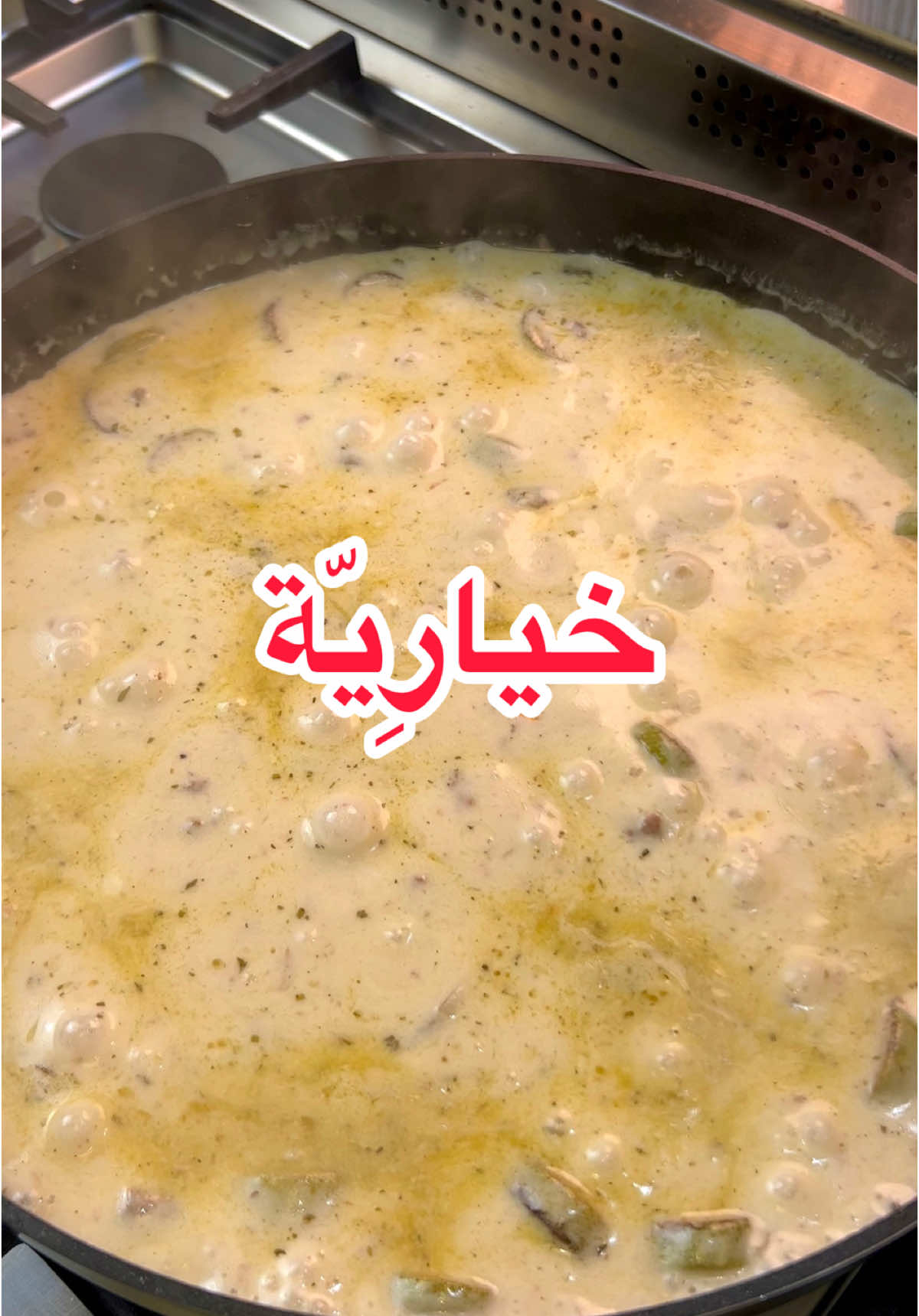 خياريّة😋🔥🔥 . المقادير: ٦ كوسايات او اكتر حسب رغبتكن سمنة زيت زيتون ٢ كيلو لبن  ٣ م ك نشا نص كوب مي رشة نعنع يابس حبتين توم مهروس ملح صنوبر  . ٢٥٠ غ احمة مفرومة وفيكن اكتر حسب الرغبة  بصلة كبيرة مقطعة  فلفل اسود رشّة قرفة رشّة سبع بهارات ملح#وصفات_نور_الحاج #tiktokcookbook #اطبخ_على_تيك_توك 