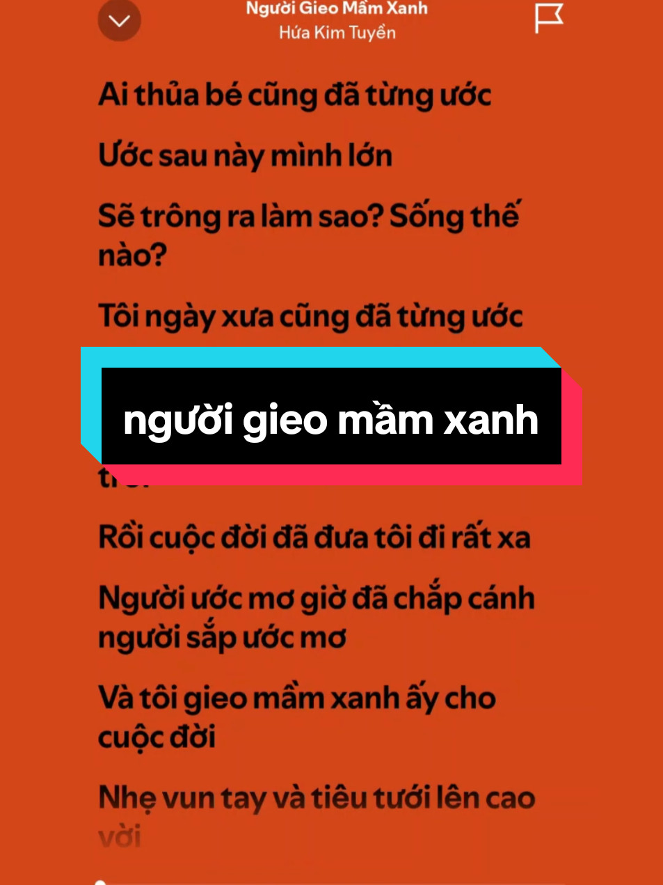 Người Gieo Mầm Xanh 🌳 #huakimtuyen #hoangdung #music #lyrics #fyp #viral #trendingsong #thinhhanh #xuhuong #tramy776 #my_licee🍀 #tramy1276🌷 