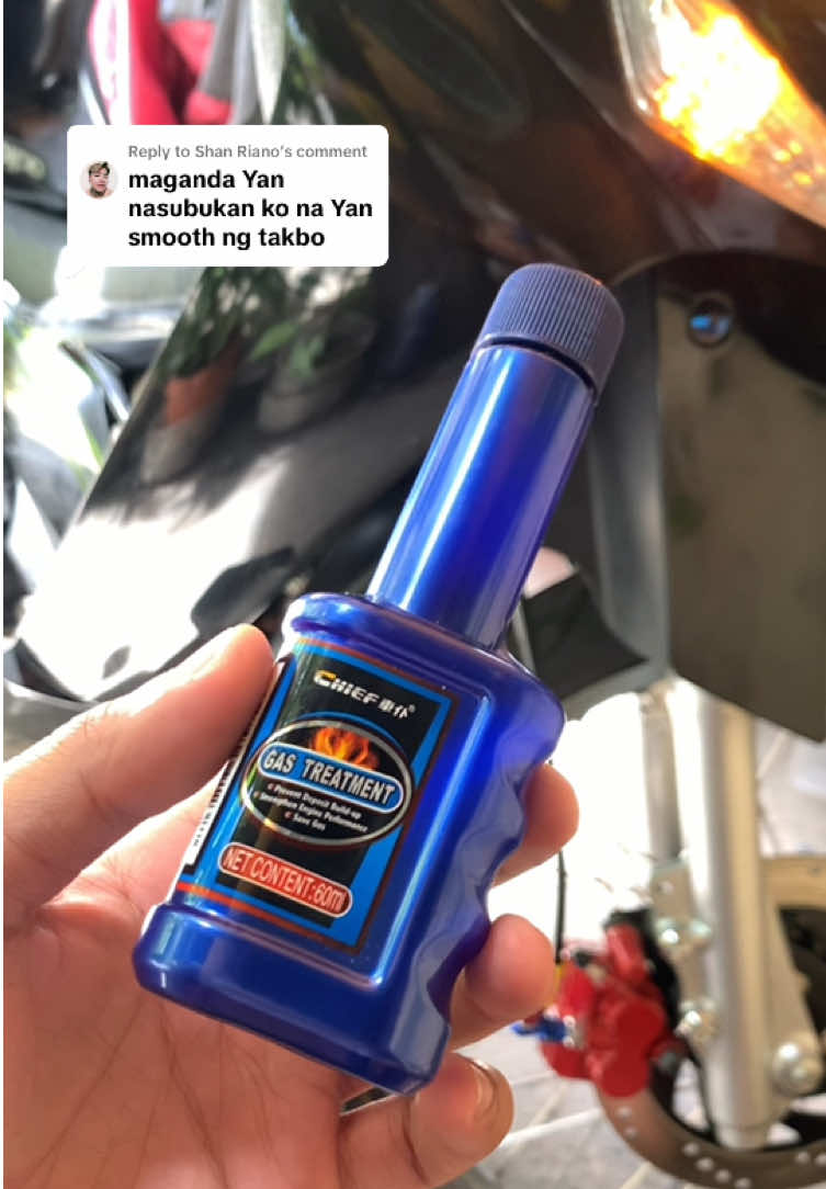Replying to @Shan Riano Chief Gas treatment, ₱99 lang, makakatipid kana sa gastos ng maintenance at gas mo! #carboncleaner #chiefgastreatment