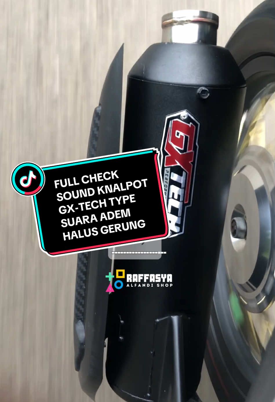 Rekomendasi Knalpot Standar Racing Dari GX Tech Performance Spek Adem Halus Gerung ! Ada 2 Jenis Saringan Yang Bisa Di pilih ! Ready Untuk Semua Jenis Motor Matic ! #knalpot #knalpotracing #knalpotadem  #knalpotgxtech #tiktokshop 