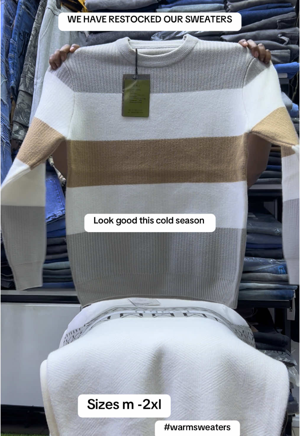 Quality Men sweaters  Each 2000-2200 Our location ni dynamic mall (4th floor shop ML 171) its along tommboya directly opposite ambassador hotel For orders WhatsApp 0701.458.192 #sweater #sweaterweather #mensweaters #fyp #foryouu #viralvedios #nairobimenswear #menfashion #menoutfit #streetwear #fashiontiktok #massfollowing 