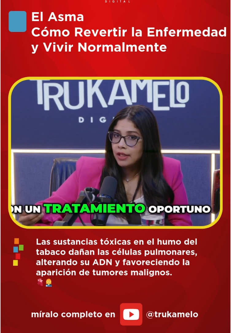 La Dra. Magdelyne Ceballos asegura que el asma es una condición reversible si se maneja de manera adecuada con el tratamiento necesario.🫁 Destaca la importancia de un diagnóstico temprano, el uso correcto de los medicamentos y el control de los factores desencadenantes para mejorar la calidad de vida de los pacientes.  #SaludRespiratoria #AsmaControlada #PrevenciónEsSalud #prevencion @Dra. Magdelyne Ceballos|Neumo 