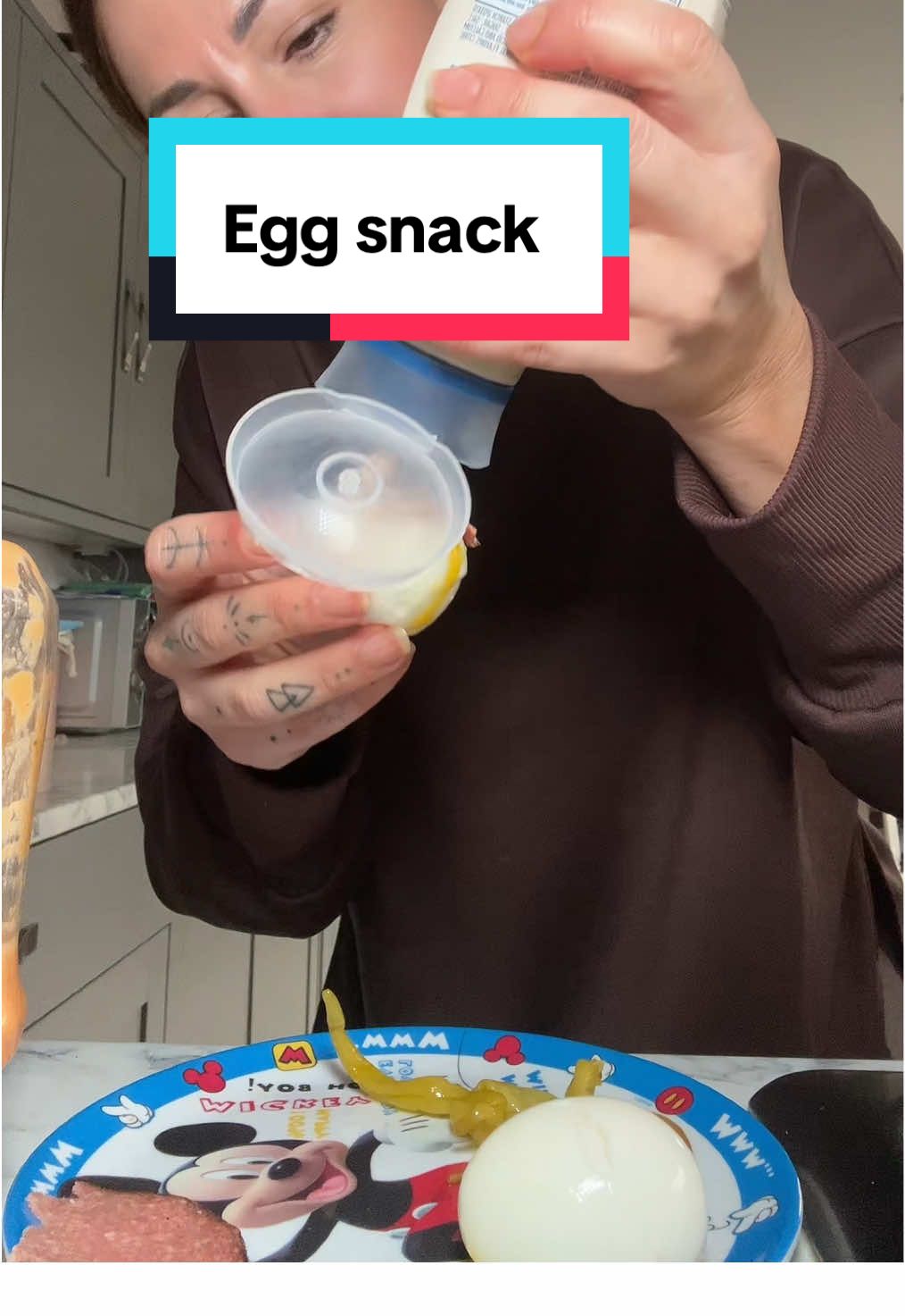 I don’t think I’m keen on garlic mayo anymore to be honest #Eggs #Snack #snacks #Eat #Eating #EatWithMe #Food #FoodLover #FoodTok 