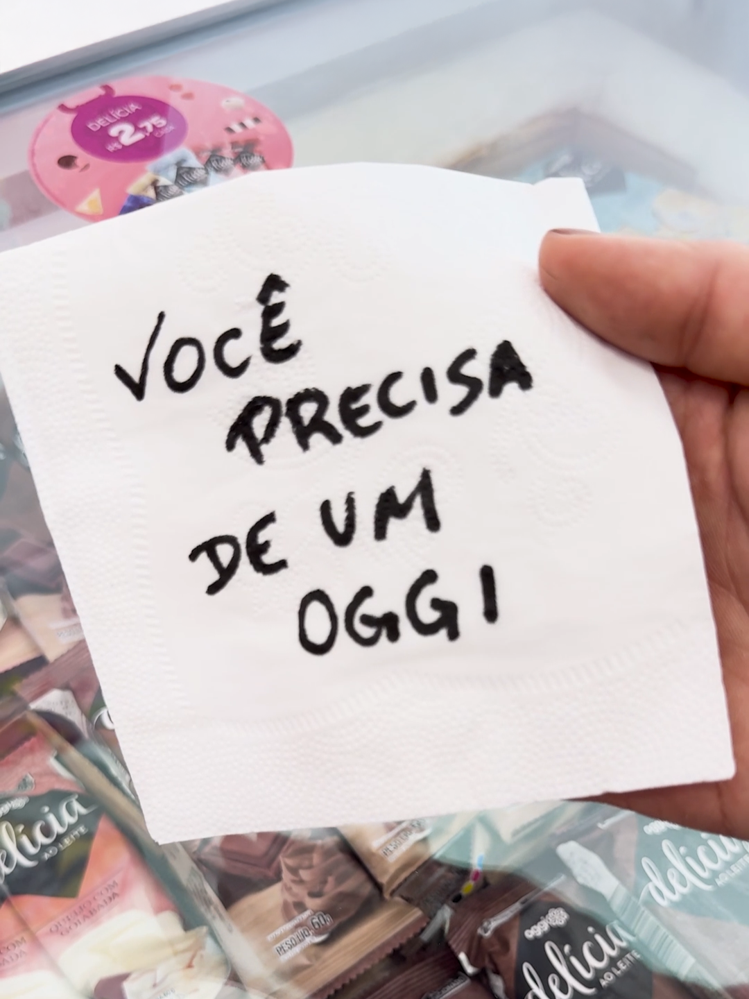 Olhe isso, superimportante! 😱 #OggiSorvetes #Picolés #Sorvetes #Sobremesa