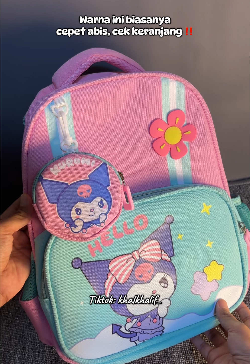 Tas sekolah anak perempuan lucu 🌸✨ #tassekolah #tassekolahanak #tassekolahanakperempuan #tassekolahlucu #tasanakmurah #taskuromi 