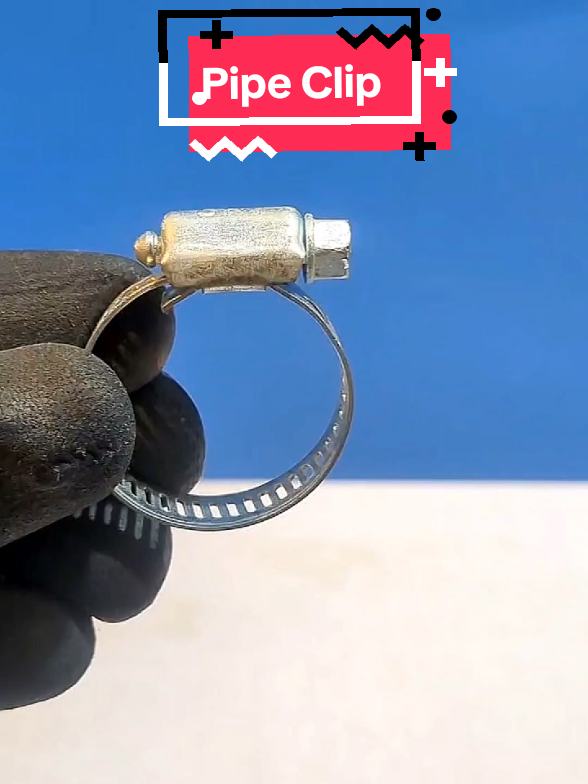 How to Fasten a Pipe With a Pipe Clip #tipsandtricks #fyp  #ideas #tricks 
