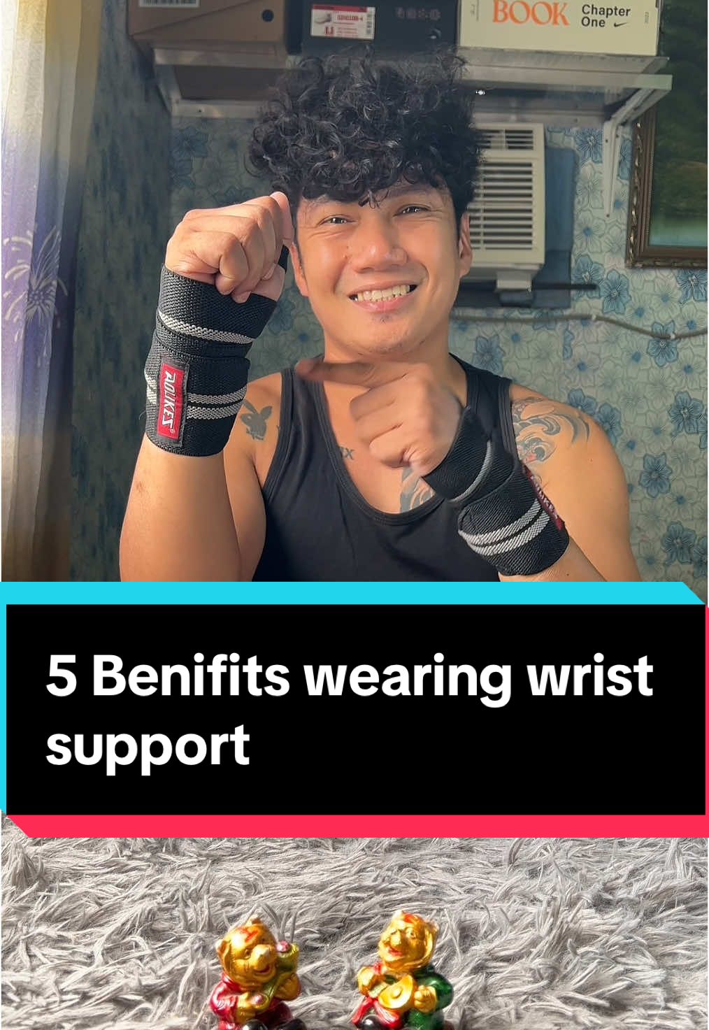 Wrist Support for gym, workout or any physical activities #wristsupport #wrist #support #gym 