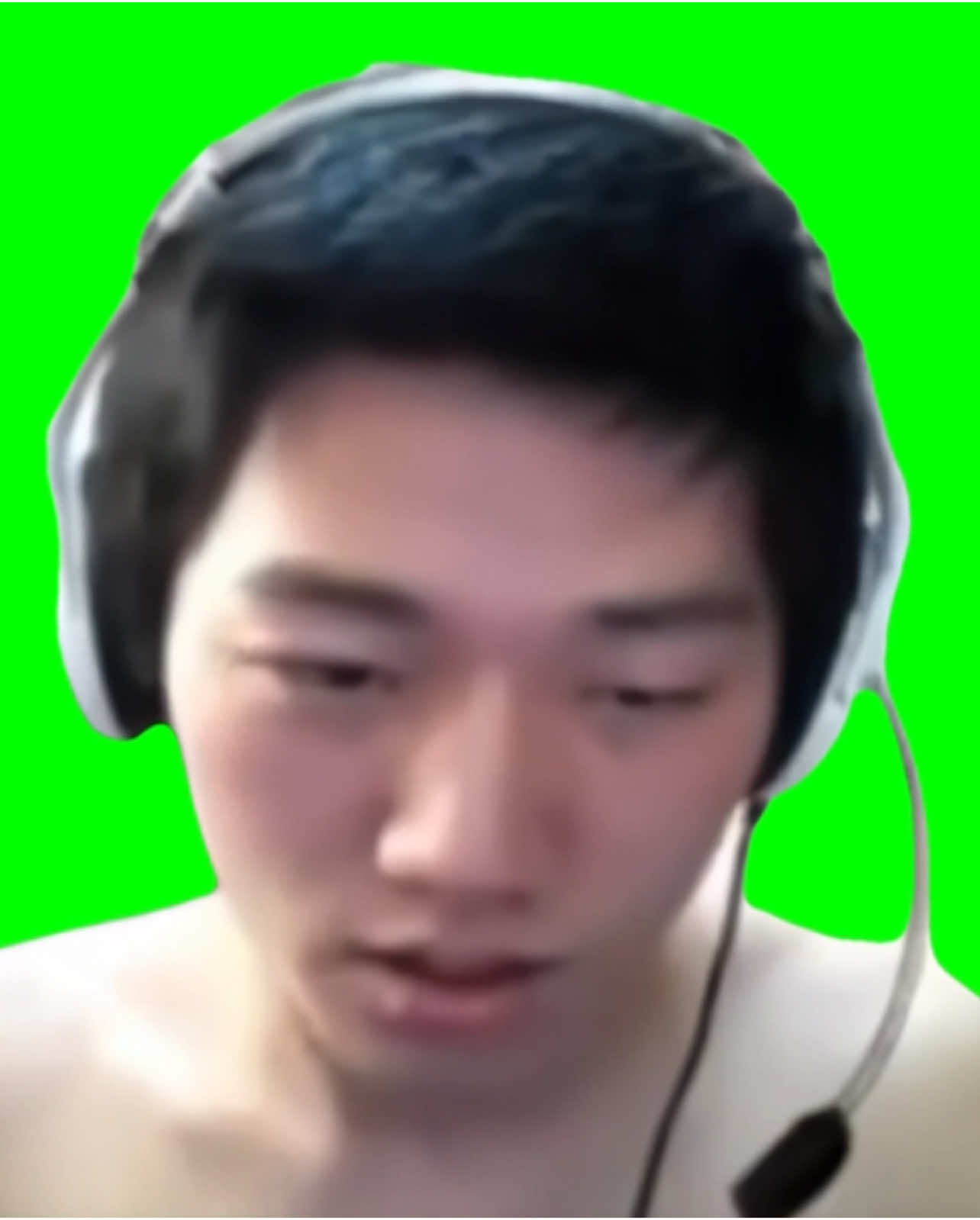 Angry Korean Gamer slamming the desk meme