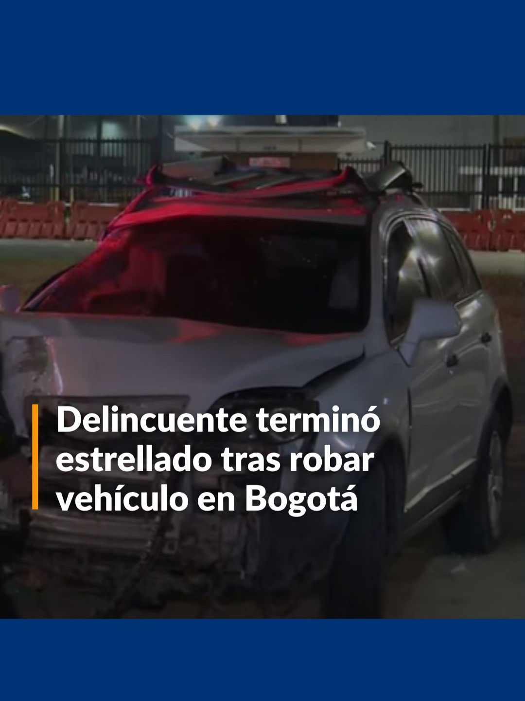 Autoridades realizaron diferentes operativos para recuperar vehículos robados en diferentes sectores de Bogotá. En uno de estos, un delincuente que había robado un vehículo terminó estrellado. Más en noticiascaracol.com #Bogotá #Robos #NoticiasCaracol