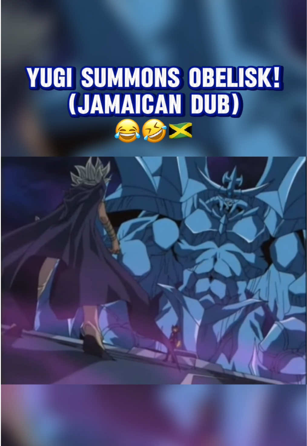 “PHAROH PLEASE DONT DO ME DAT!” 😂🤣🇯🇲 The fact that when you battle an Egyptian god card the damage is real makes this video ten times funnier, I’m surprised his chest didn’t cave in after that punch! 😂🤣 let me know who you guys wanna hear next in the comments! 👀⬇️ #kadeemthedreem #urbansama #voiceactor #jamaican #yugioh #jamaicanparody #jamaicandubz #anime #animeedits #animecommunity #yugiohcommunity #yugiohgx #kaiba #joeywheeler #animefan 