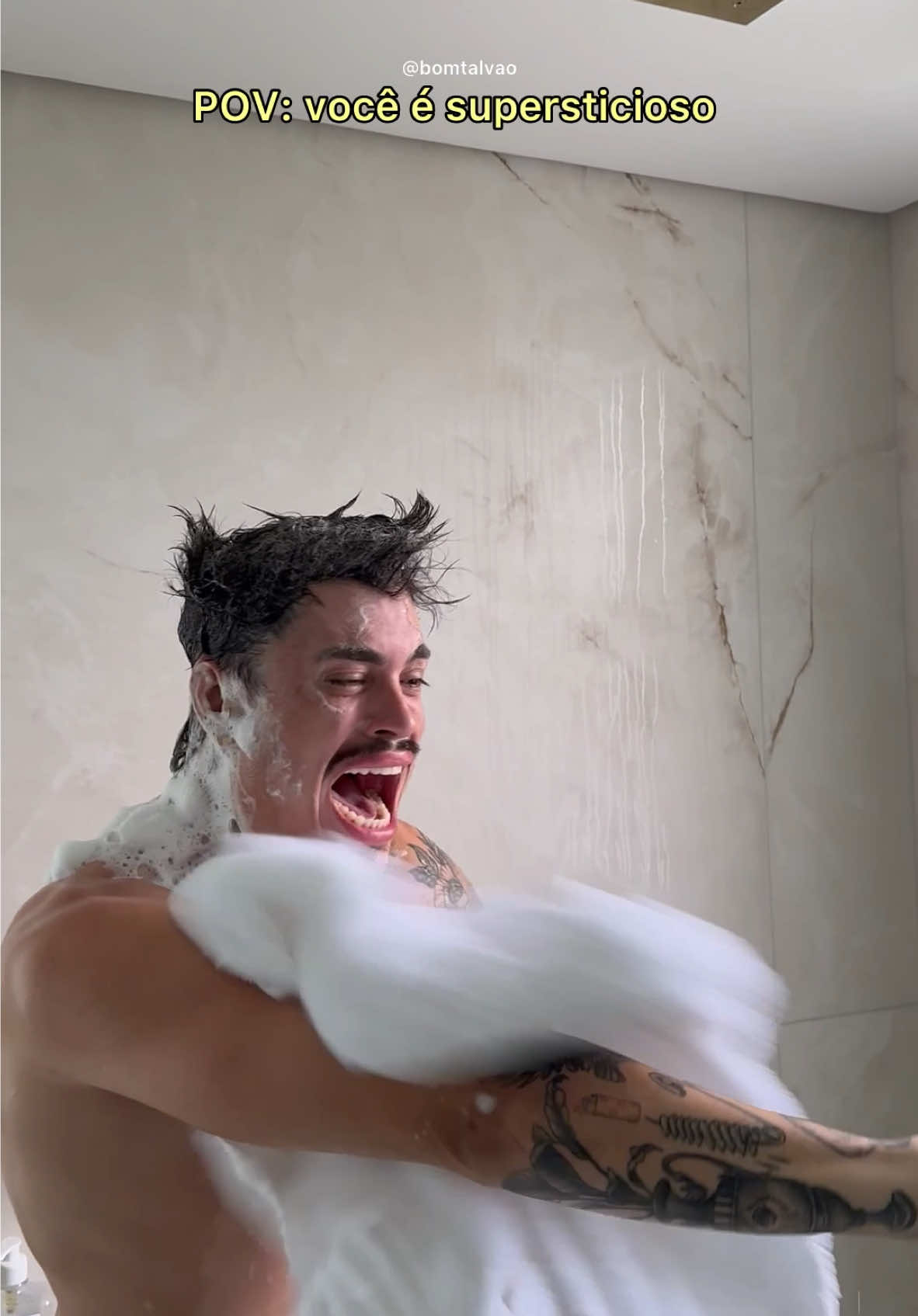 você vai lavar o cabelo hoje? 