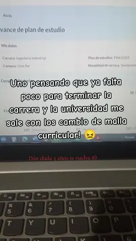 Los caminos de la vida no son como lo pensaba 🥲 #universidad #mallacurricular #bajonesemocionales 