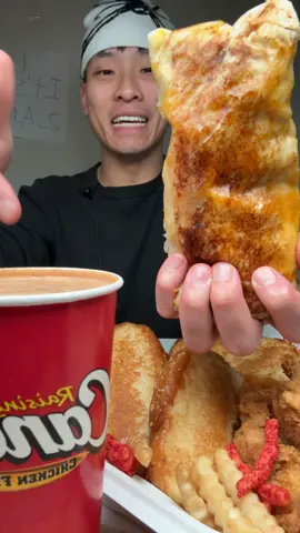 This might be the best w/@Bloom Nutrition #raisingcanes #tacobell #bloompartner #burrito #eating #FoodTok #mukbangeatingshow #fyp 