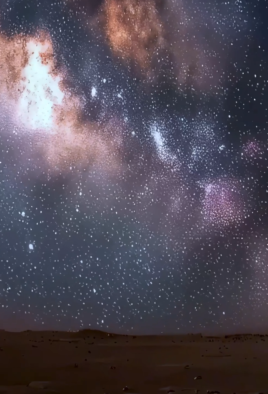 This is what the Night Sky on Mars looks like  #space #nasa #mars 