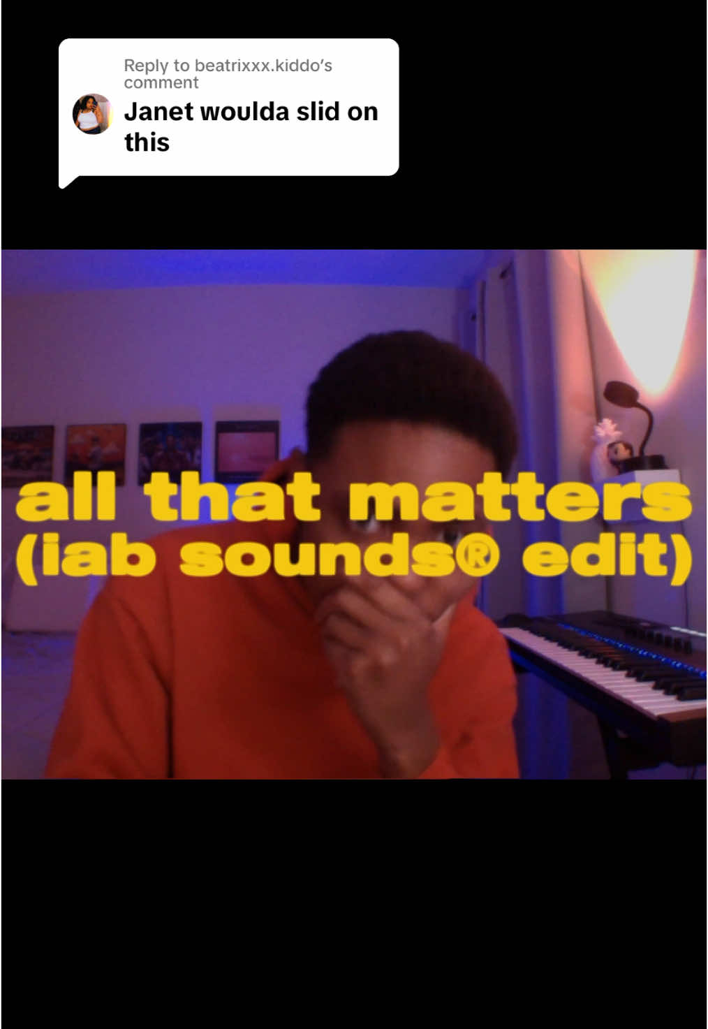 Replying to @beatrixxx.kiddo Justin Bieber over a Janet Jackson sample 🤌🏽 #justinbieber #rnb #newmusic #iabsounds #remix