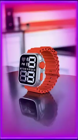 #CapCut Relógio À Prova D'água LED Digital de Pulso Esportivo feminino Masculino Ultra9 Esporte