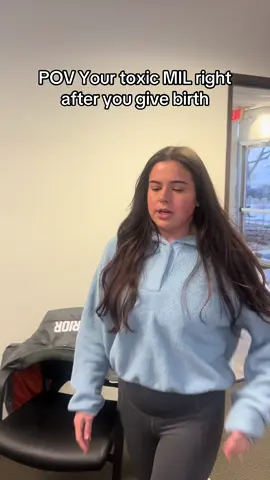 Can anyone relate 🧍🏻‍♀️ #toxic #toxicmil #motherinlaw #skits #satire #joke #laboranddelivery #labor #fyp 