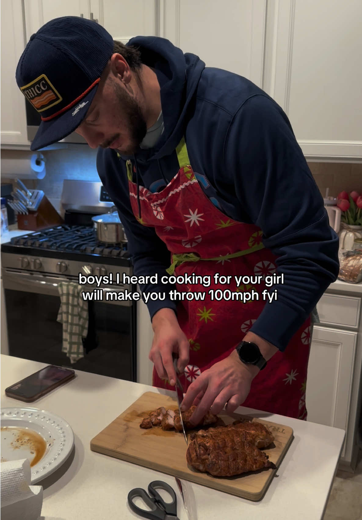 a man that cooks> #cooking #bf #Relationship #baseball #MLB  