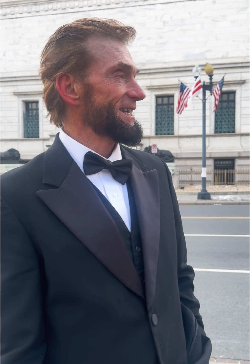 DC has really undergone some major upgrades since Lincoln’s time in office. #timetraveler #viral #lincoln #fyp #washingtondc 