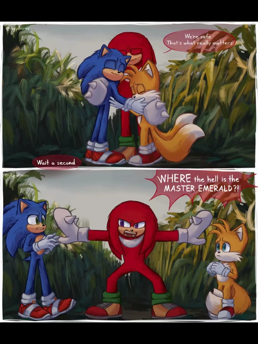 Бу! Испугался? Не бойся  Озвучила: Lizoka  #fyp #foryou #foryoupage #tiktok #sonicthehedgehog #sonicandshadow #knuckles #tails  #рекомендации #recommendations 