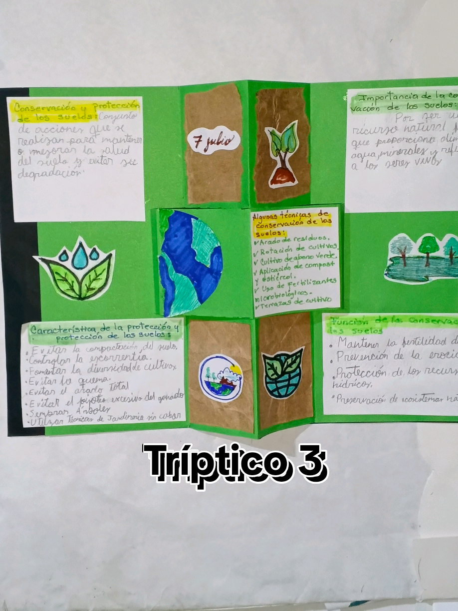 Les muestro como realizar este sencillo y práctico  #triptico por dentro pero por fuera es un #diptico . Presta mucha atención al video y animate a realizar el tuyo para tu próxima tarea. #escuela #papel #conservacion #medioambiente #crp #manualidades #fyo  #ideascreativas  #CapCut 