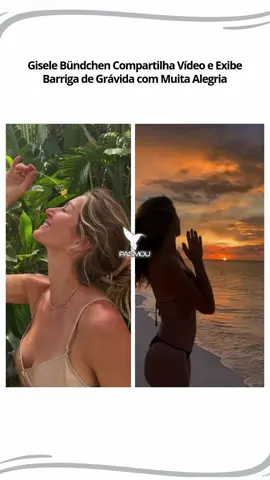 Gisele Bündchen Compartilha Vídeo e Exibe Barriga de Grávida com Muita Alegria #noticia #fofoca #giselebundchen #giselebündchen #gravida #expiraçao #motivaçao