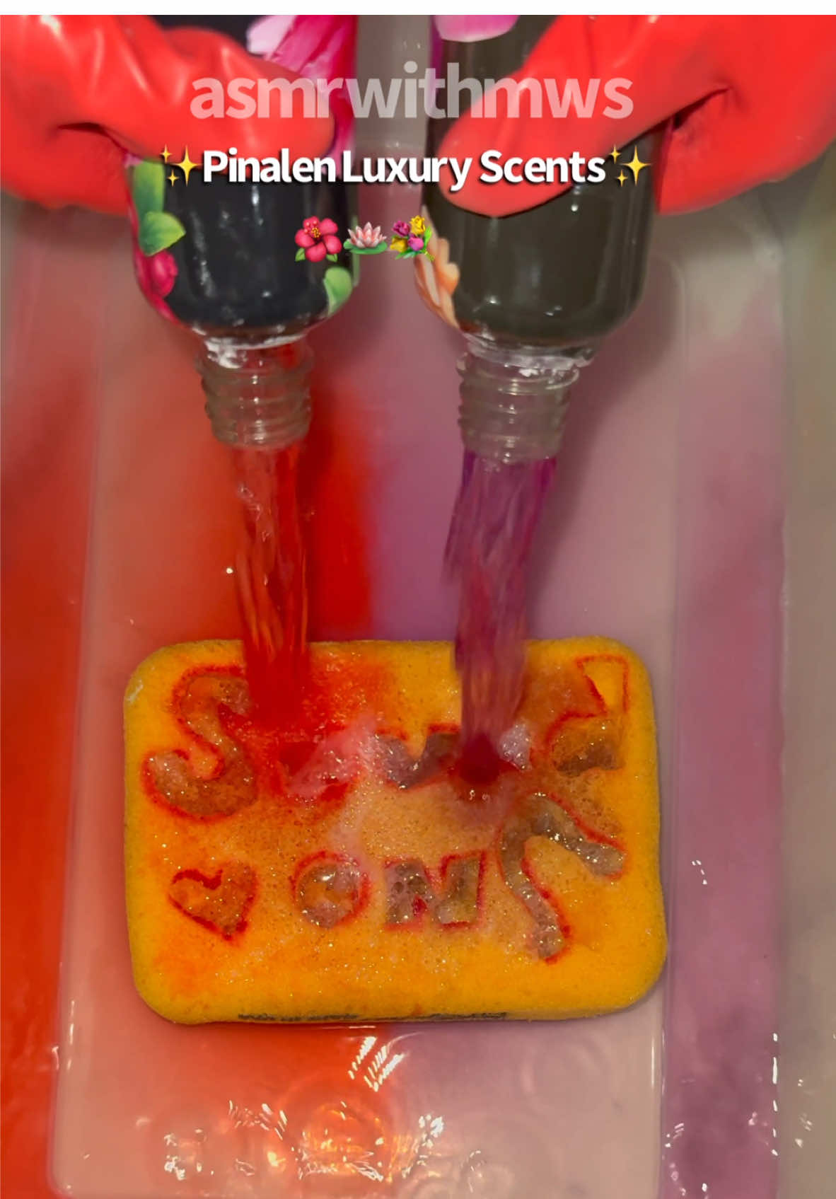 SOUND ON: Pinalen Luxury Scents REMIX ✨🥰🫧😍  - #pinalenclean #pinalen #luxurysmell #asmrmix #theremix #asmrpouring #soundon #floralart #pinkpeony #vanillascent 