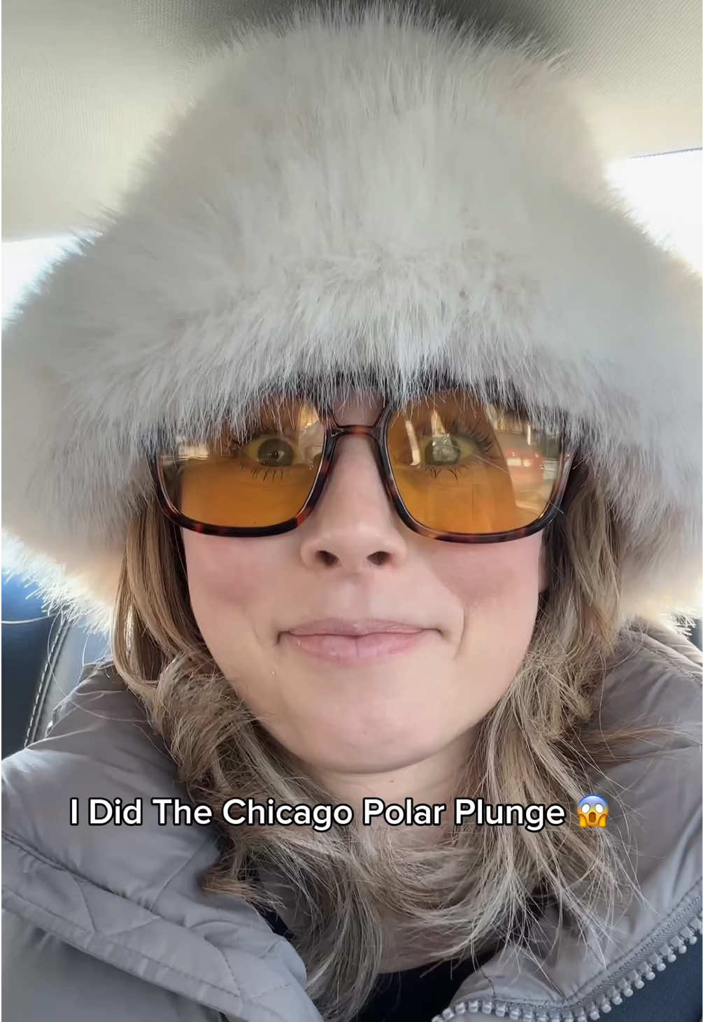 Maybe a polar plunge will get me used to the cold quicker?  #chicago #Vlog #polarplunge 