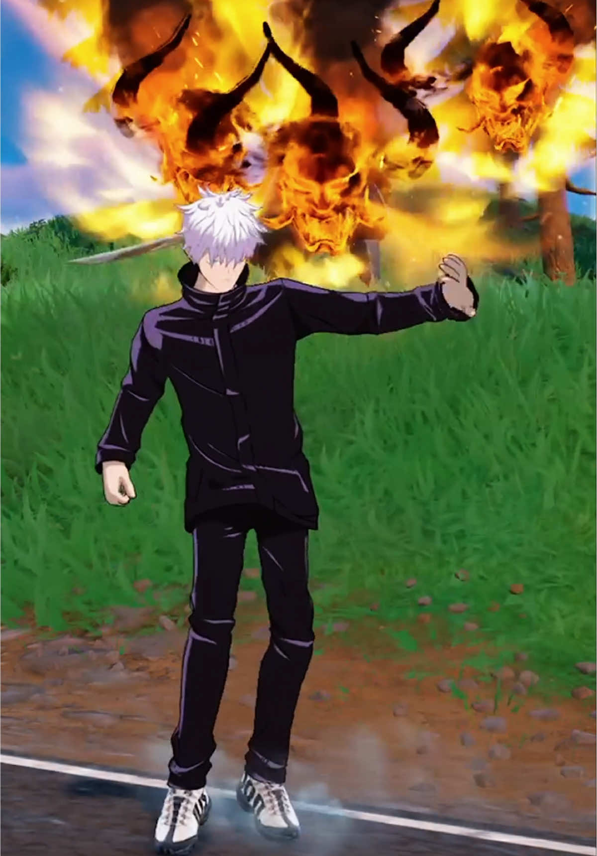 Gojo hitting the 🐀 dance ✨inspo: @ratomilton ✨ #gojo #gojousatoru #gojosatoru #gojofortnite #jjk #jujutsukaisen #jjkfortnite #fortnite #fortniteclips #fortnitebr #fortnitefunny #dance #ratdance #ratomilton #rat #trend #fyp #foryou 