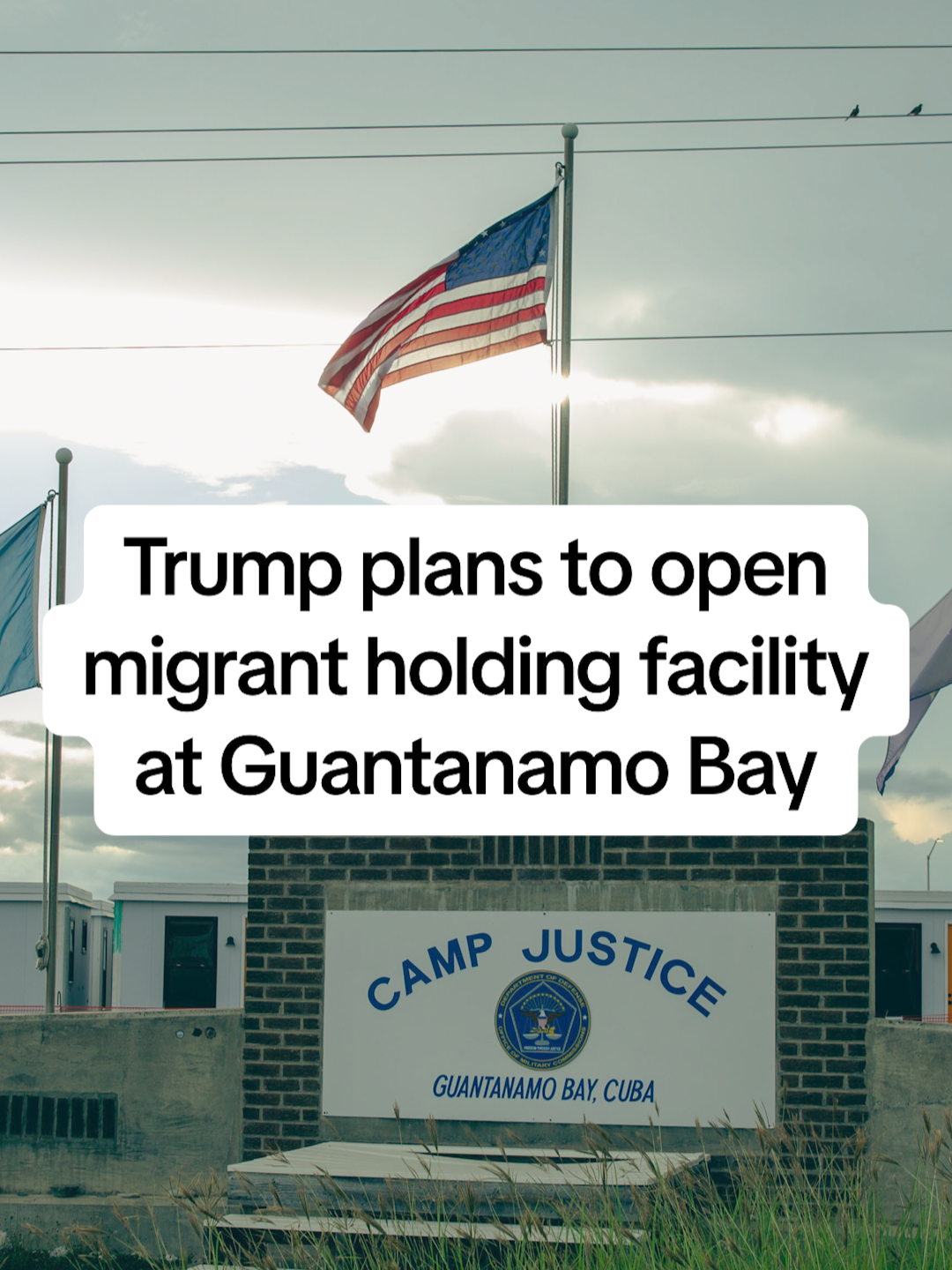President #Trump says he will instruct the Departments of Defense and Homeland Security to begin preparing a 30,000-person migrant facility at Guantanamo Bay “to detain the worst criminal illegal aliens threatening the American people.”