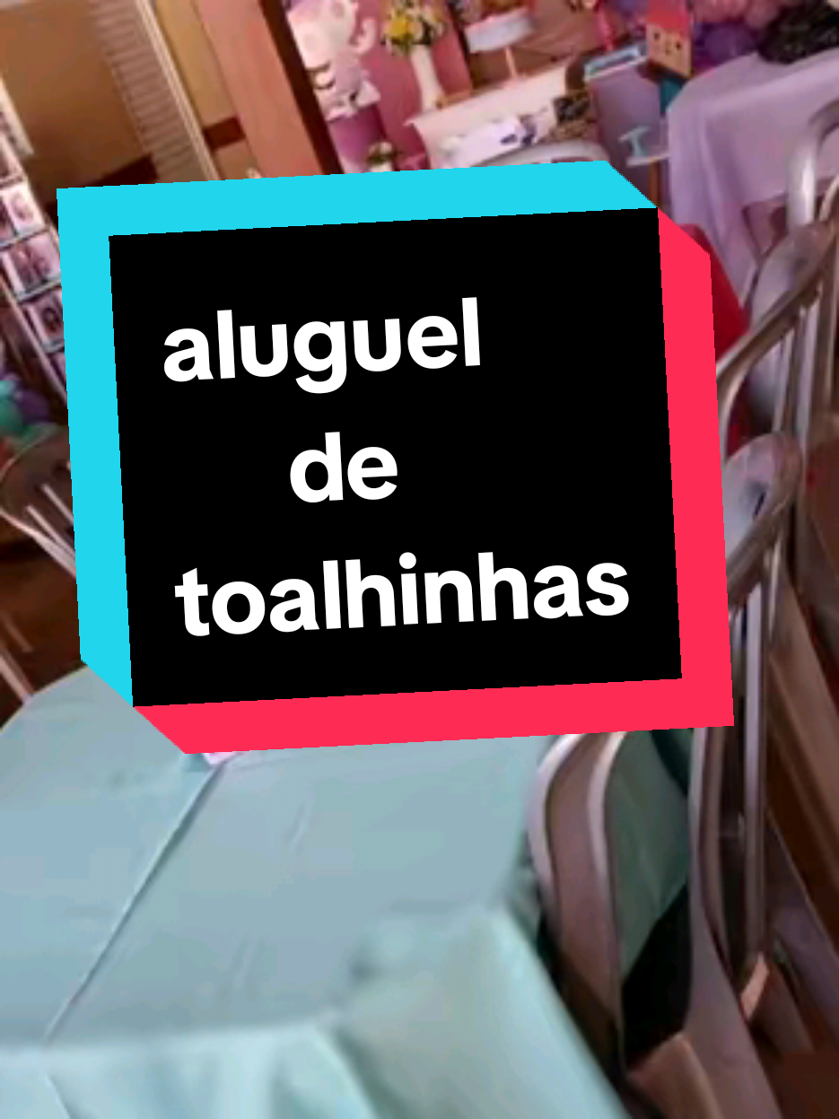 aluguel de toalhas para mesinhas de convidados. #decoration #decoradora #toalhaspersonalizadas #toalhas #toalhinhas #toalhasparafestas #mesasquadradas #fypp #fyppage #foruyou #viral_video 