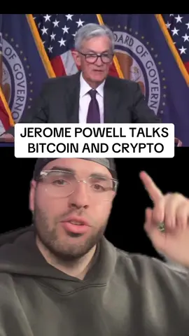 Jerome Powell Talks Bitcoin and Crypto 🚨🇺🇸🚀 #bitcoin #crypto 