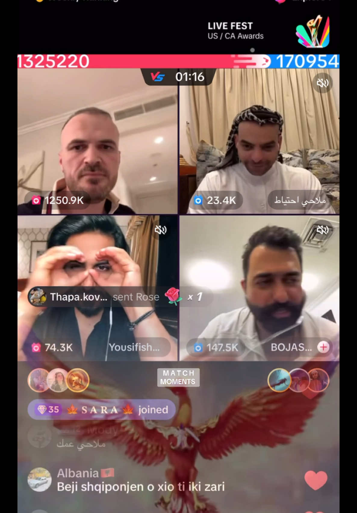 ALEKS VISHA #aleksvisha YOUSIF LIVE #yousifishere  VS MALAHI AND BOJASS  @Aleks_visha🇦🇱  @Yousifishere  #aleksvisha  #yousifishere  #yousiflive  #yousiflive🦂 #yousifarmy #matchmoments #match #moments  #tiktokmatch #tiktokmatches #livebattle #livebattles #fy #fyp #fyp #foryoupage  #foryou #ranks #topranks #top100 #leaderboard  #pakistantiktok #arabtiktoks  #afgh  #match #matches #battle #battles #livematch 