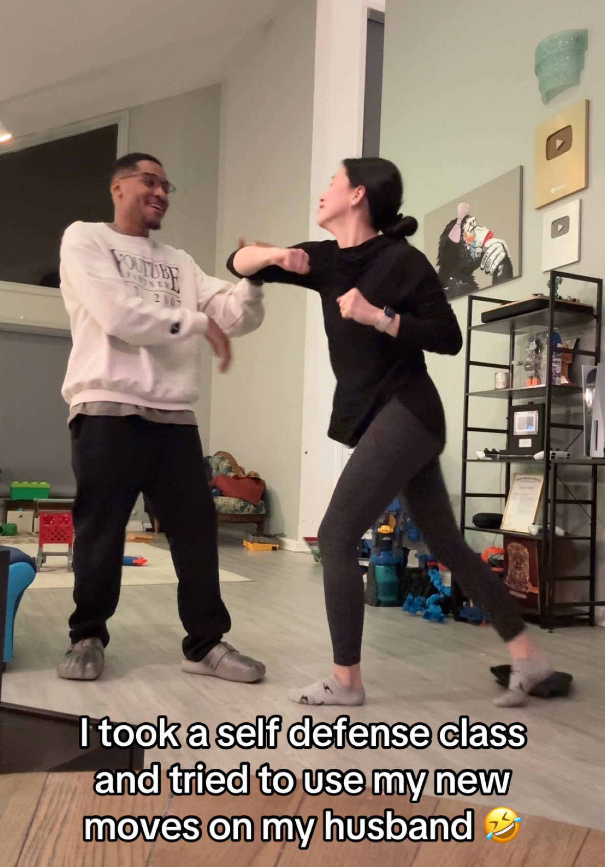 👊👊👊🥊🥊😭😭 #selfdefense #couplegoals #funnyvideo #fyp #marriage 